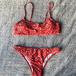 red romwe bikini (never worn)